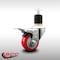 Service Caster 3'' SS Red Poly Swivel 1-7/8'' Expanding Stem Caster Total Lock Brake SCC-SSEXTTL20S314-PPUB-RED-178 - alternate 3